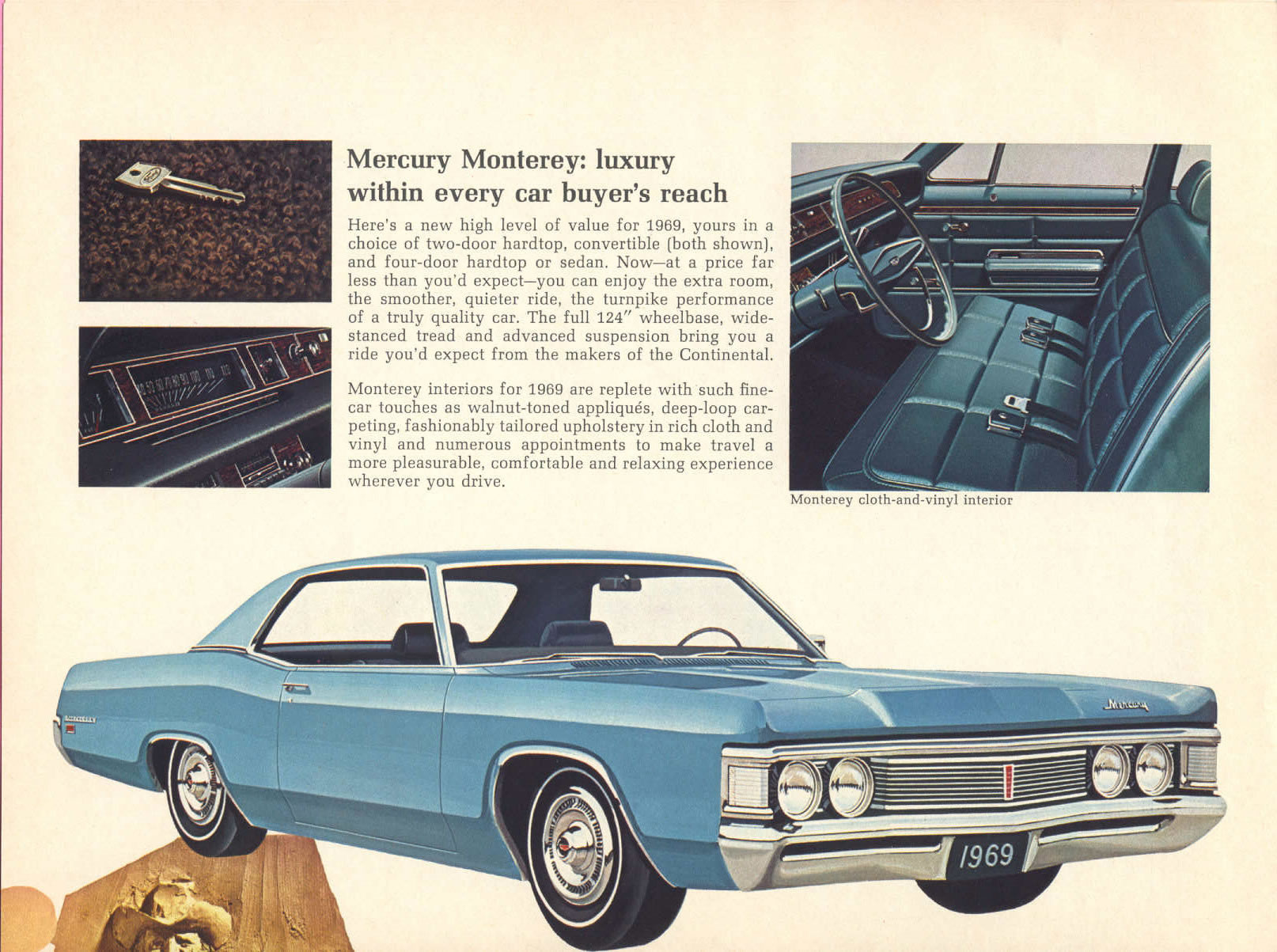 1969 Mercury Full Line Brochure Page 8
